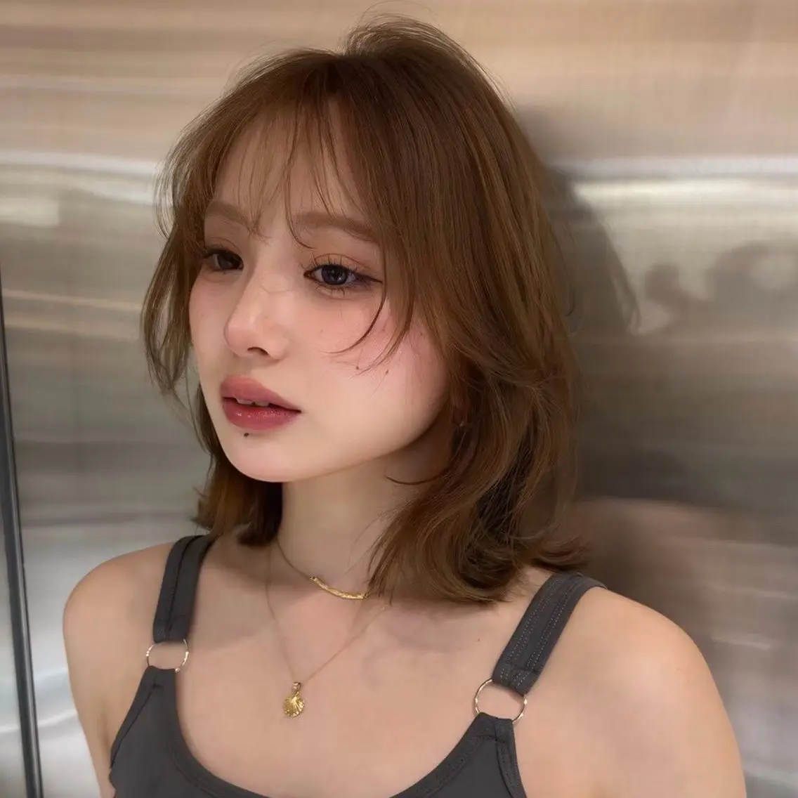 ミディアム ボブ 新宿/ローレイヤー/ kurea🎀のヘアスタイル