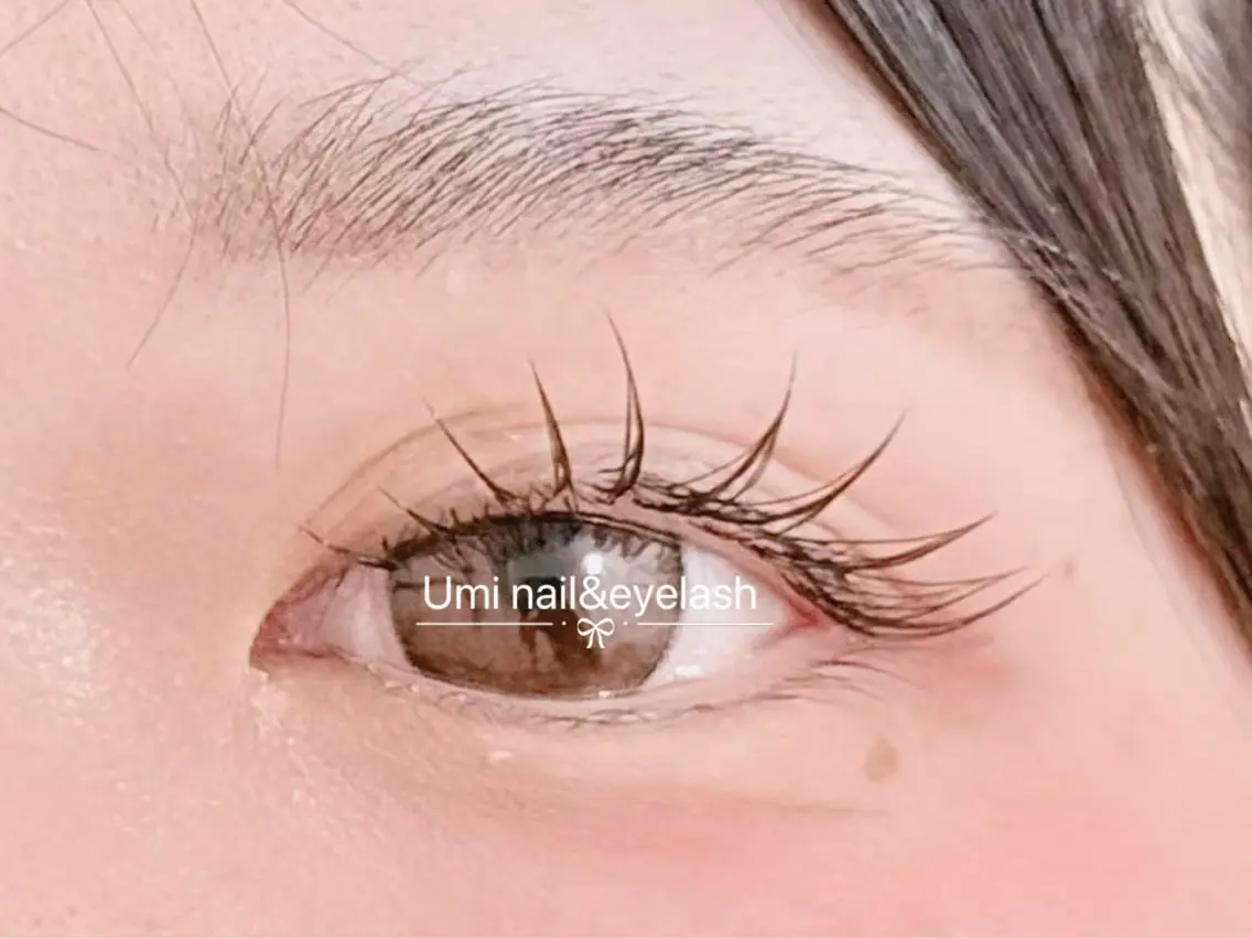 マツエク・マツパ 韓国風マツエク まつげパーマ ワンホンマツエク マツパ Umi nail& eyelash ゆみのマツエク・マツパデザイン