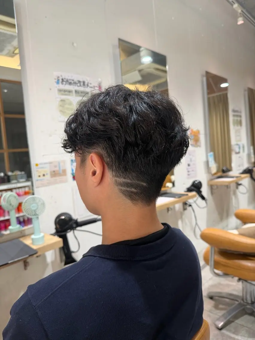 カット+パーマの写真