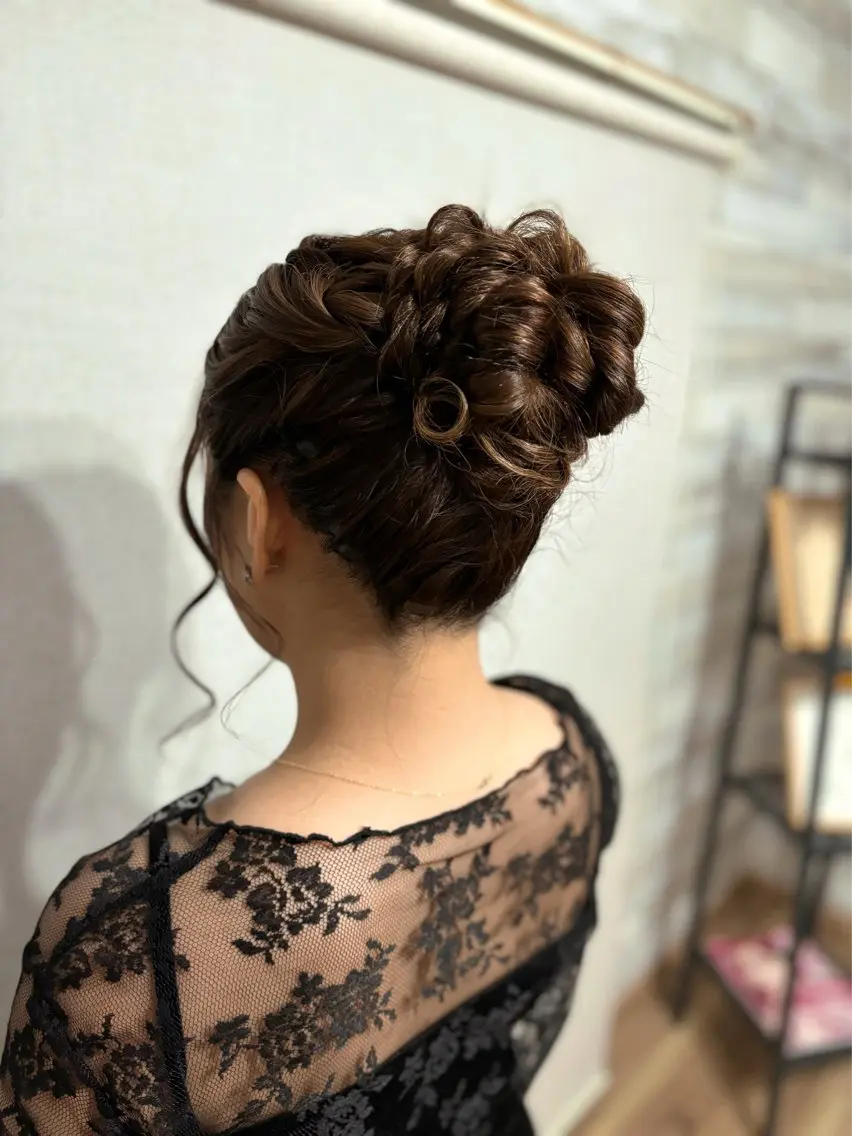 ヘアアレンジ ヘアセット hair salon【クラン】のヘアスタイル