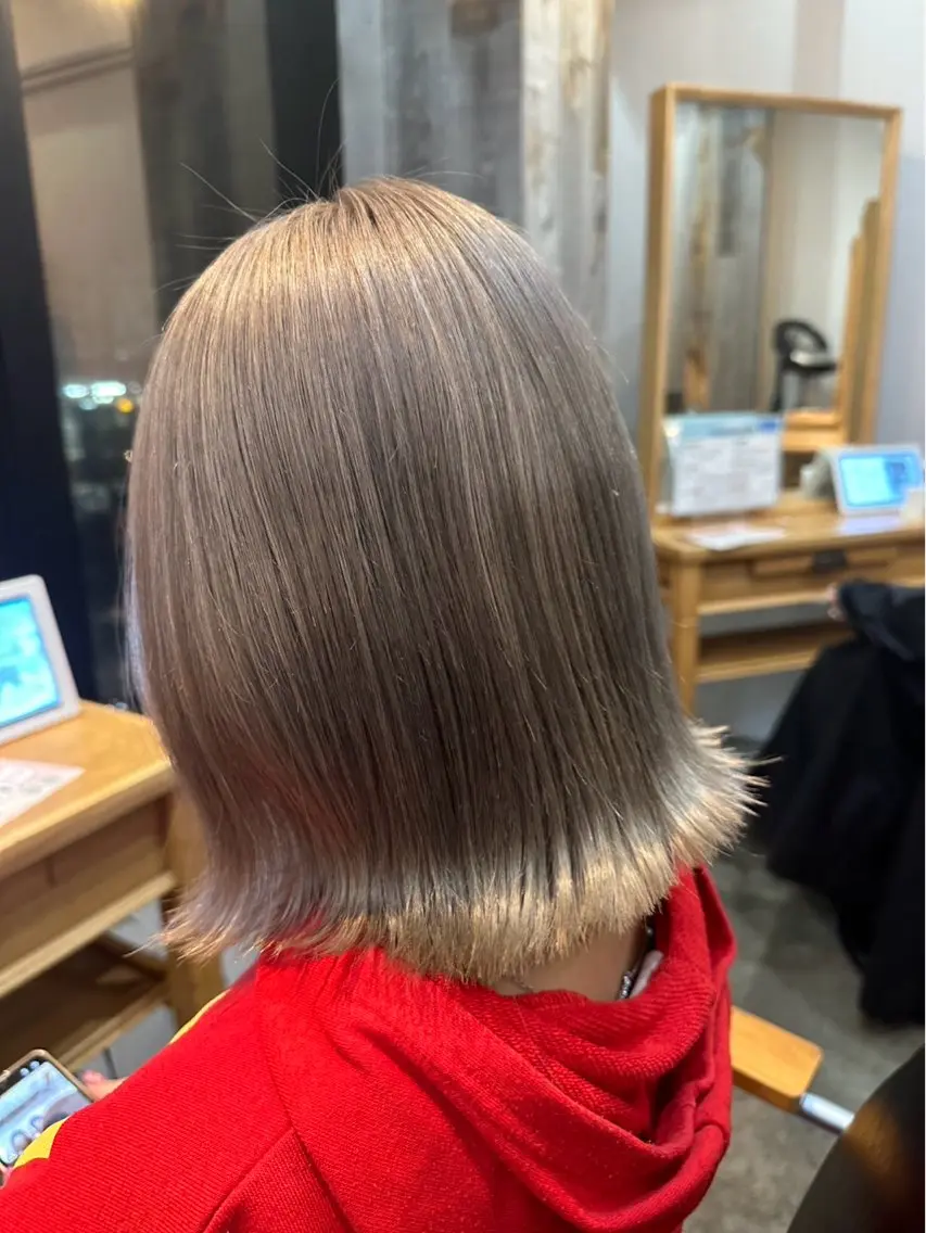 カラー momoka/茶屋町 /艶髪カラーのヘアスタイル