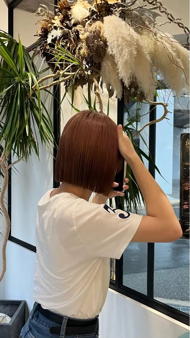 トリートメント recipe la couleurりんかのヘアスタイル