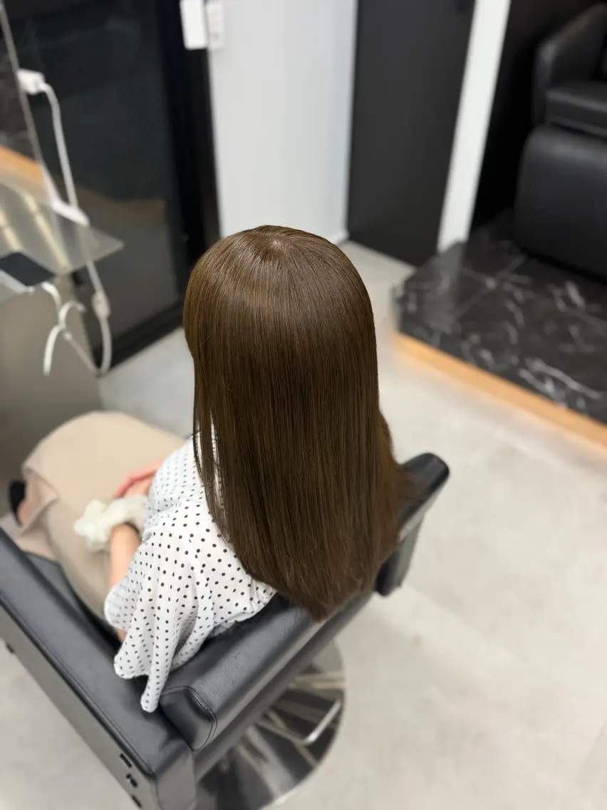 カラー 透明感カラー Lapis 福岡大名 AIのヘアスタイル