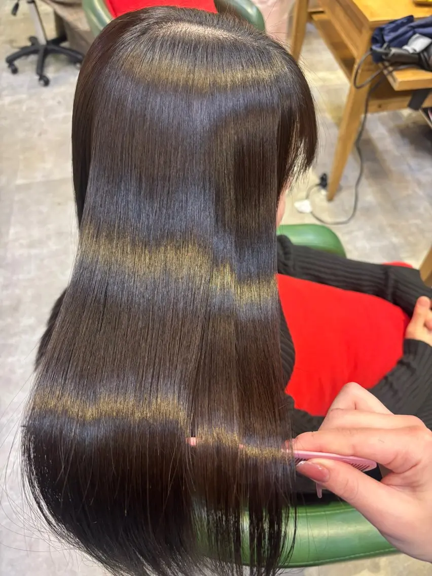 ロング カット 縮毛矯正 トリートメント 【縮毛矯正特化】 kyokaのヘアスタイル