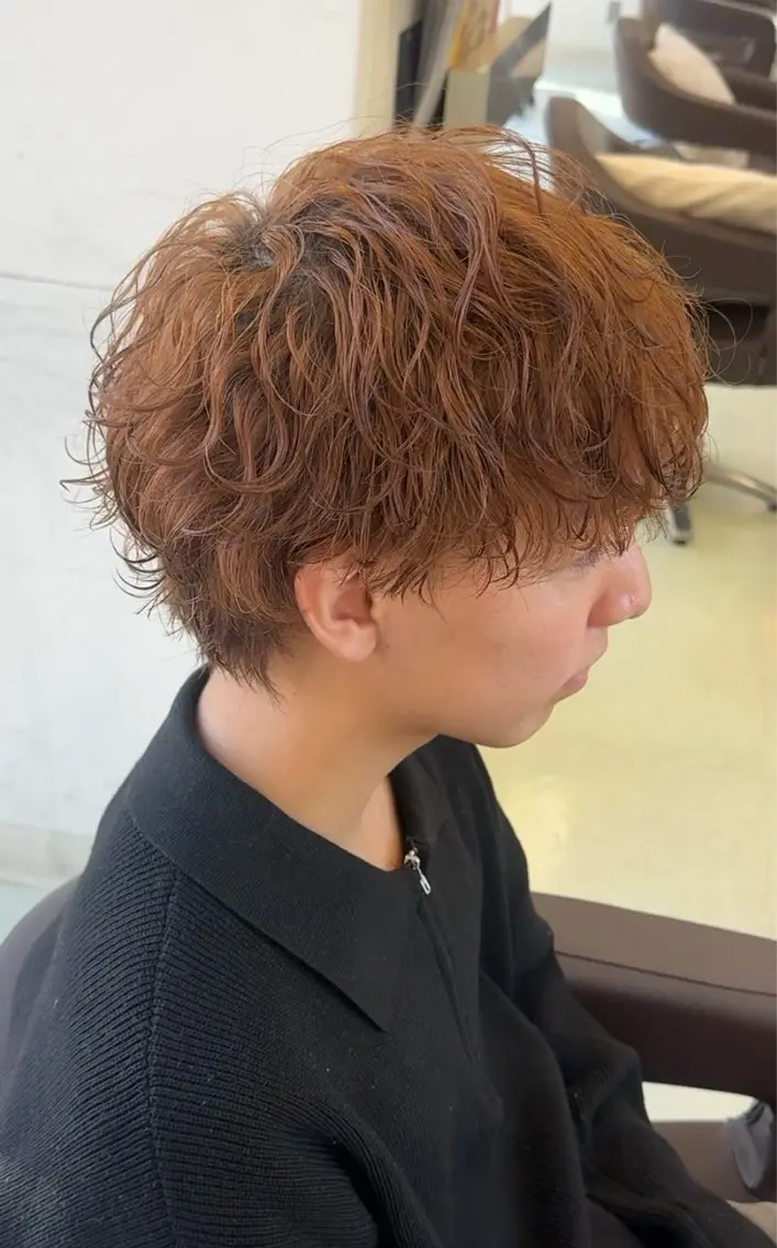 ショート パーマ カット パーマ 小芝涼介/レイヤー /メンズパーマ✂️のヘアスタイル