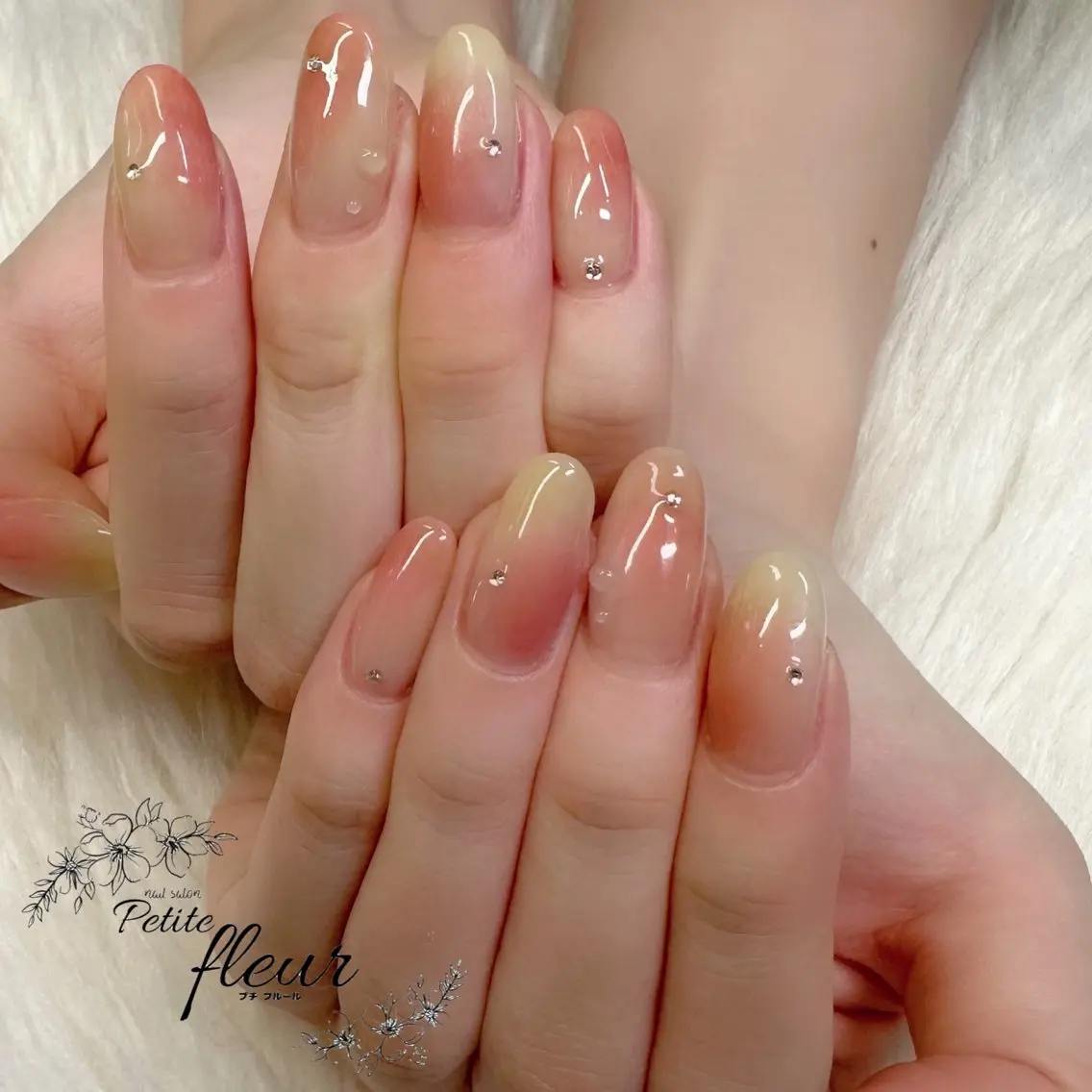 ネイル ハンドネイル ❁⃘*。Petite fleur❁⃘*りさのネイルデザイン