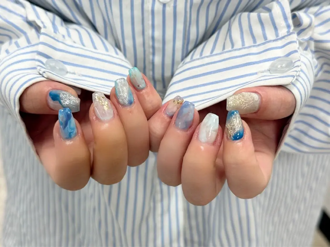 ネイル ニュアンスネイル LUMIAS 🪽 Miyuki.のネイルデザイン
