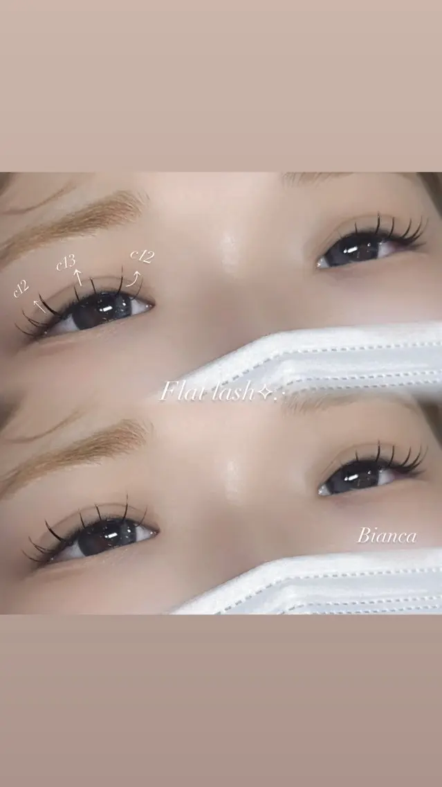 マツエク・マツパ Bianca 荻窪 RINAのマツエク・マツパデザイン