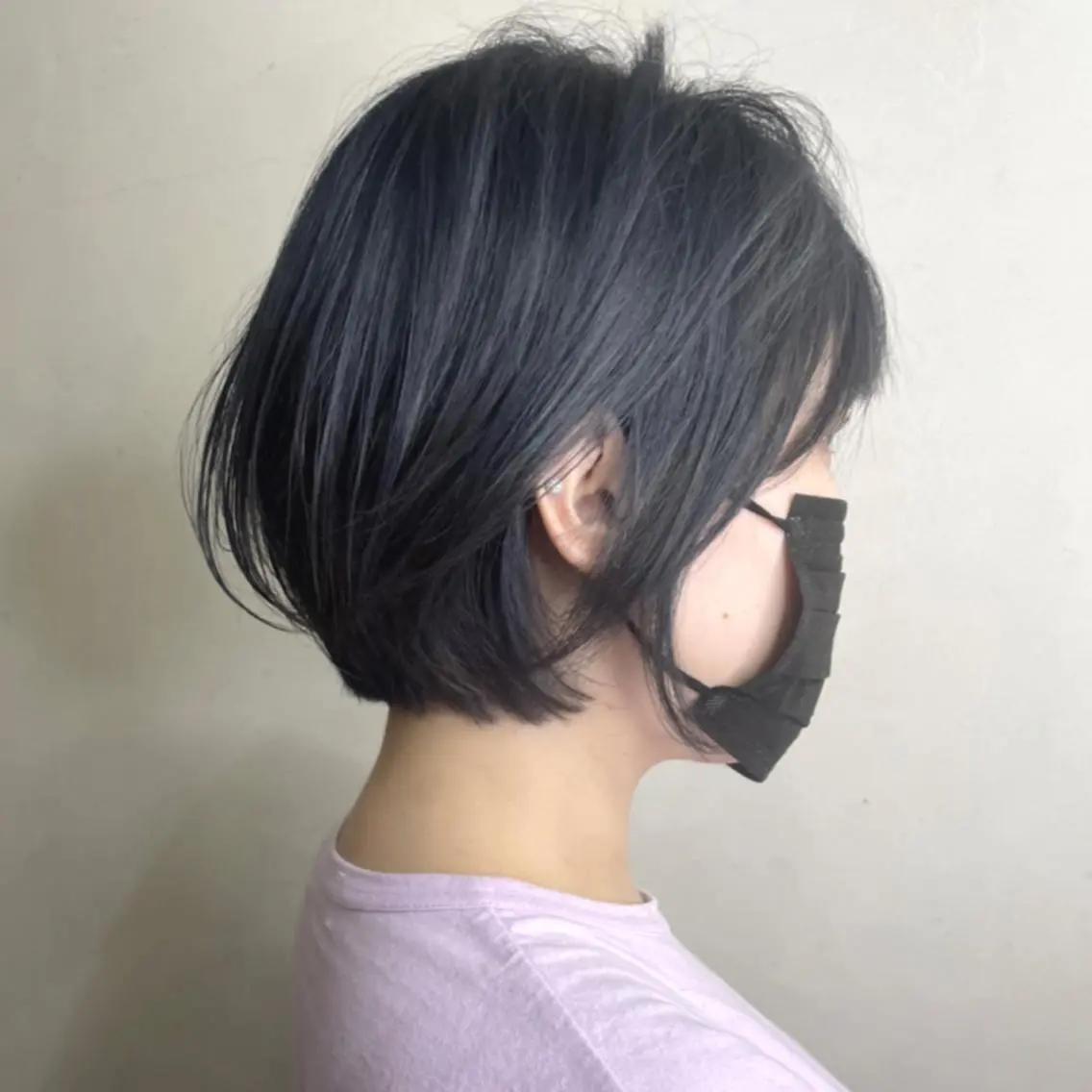 ショート カラー ショートボブ ハンサムショート 丸みショート デザインカラー ハイライトカラー ヘアカラー トリートメント 京都大人女性ショート 徒歩1分/秋山のヘアスタイル