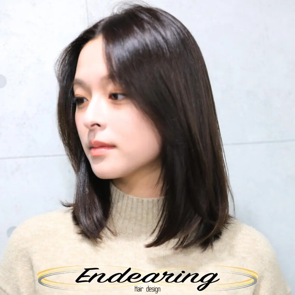 ミディアム くびれヘア 小顔カット トリートメント カット トリートメント Endearing 銀座/レイヤーカットのヘアスタイル