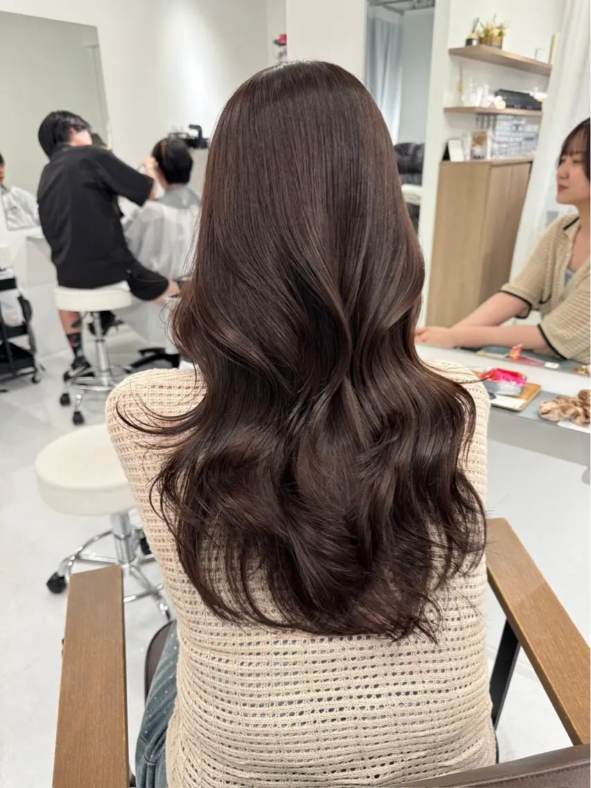 ロング 🍒ベージュ/ピンク ベージュ🍒なつきのヘアスタイル