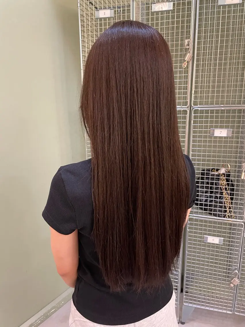 ロング カラー 中井 菜々香のヘアスタイル