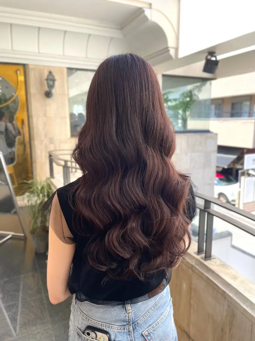 ロング カラー ヘアカラー トリートメント 髪質改善/艶髪🫧 MANAMI🪿🤍のヘアスタイル