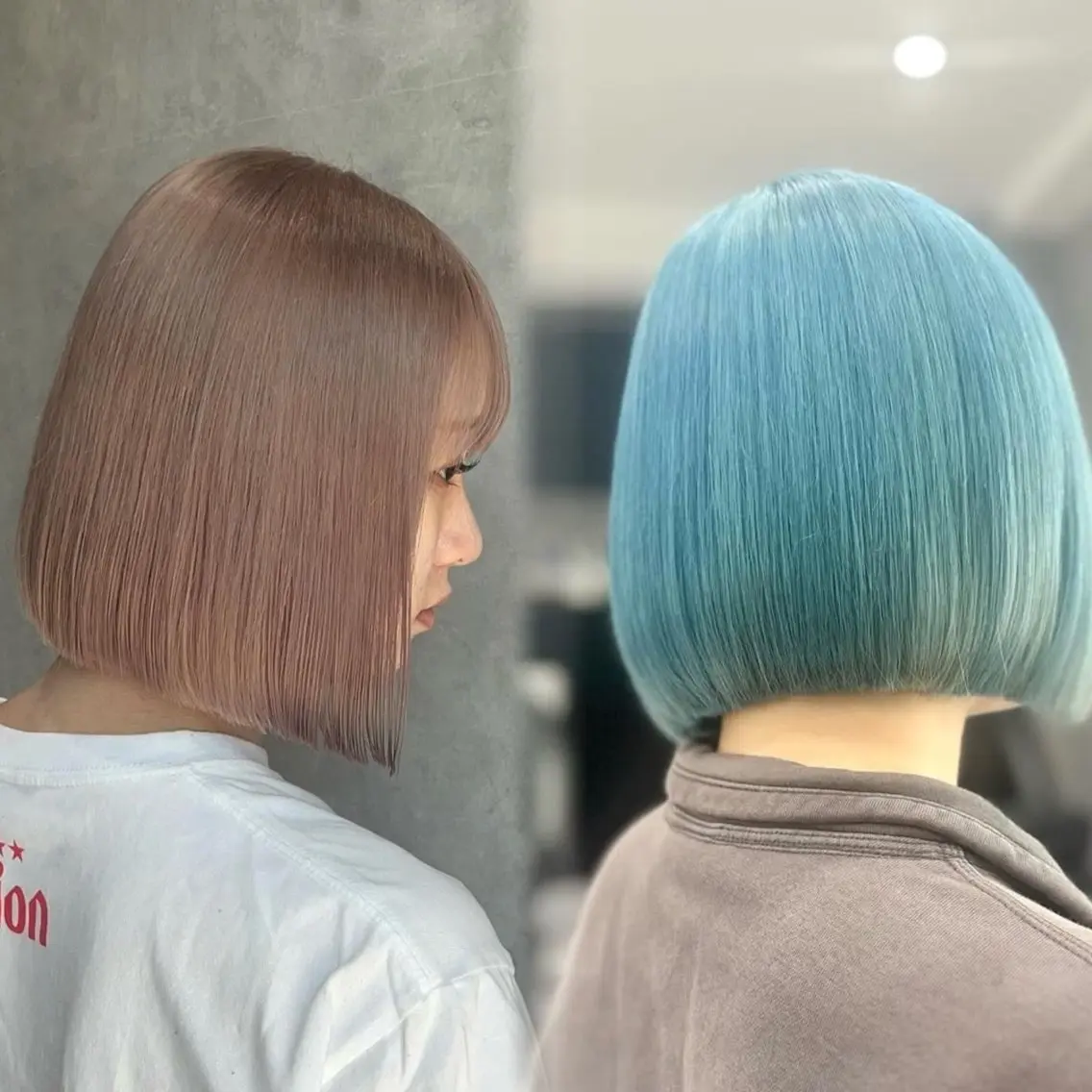 ミディアム カラー ヘアカラー トリートメント レン/カラー特化/ 透明感✖️艶感カラーのヘアスタイル