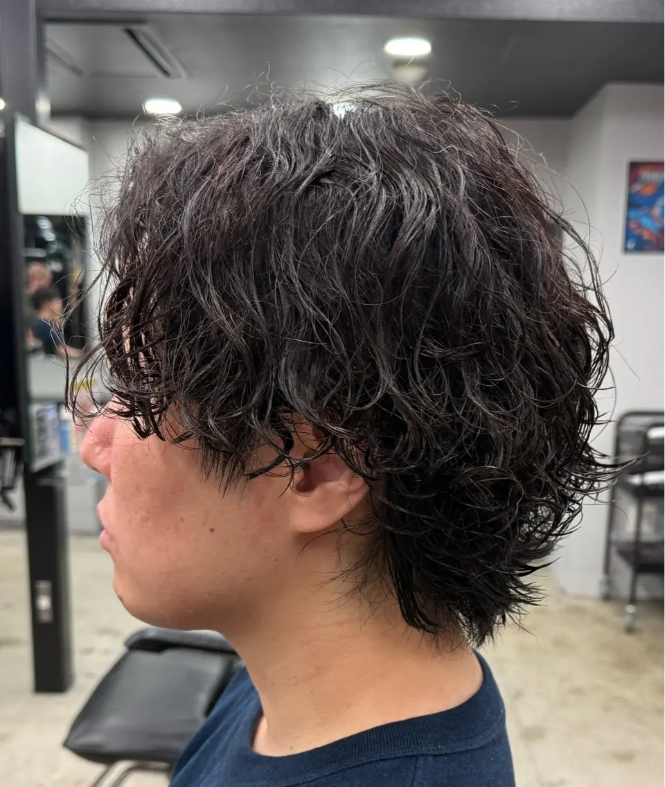パーマ メンズ メンズパーマ 波巻きパーマ スパイラルパーマ パーマ 快斗🔥メンズパーマ 🔥モデル募集中🔥のヘアスタイル