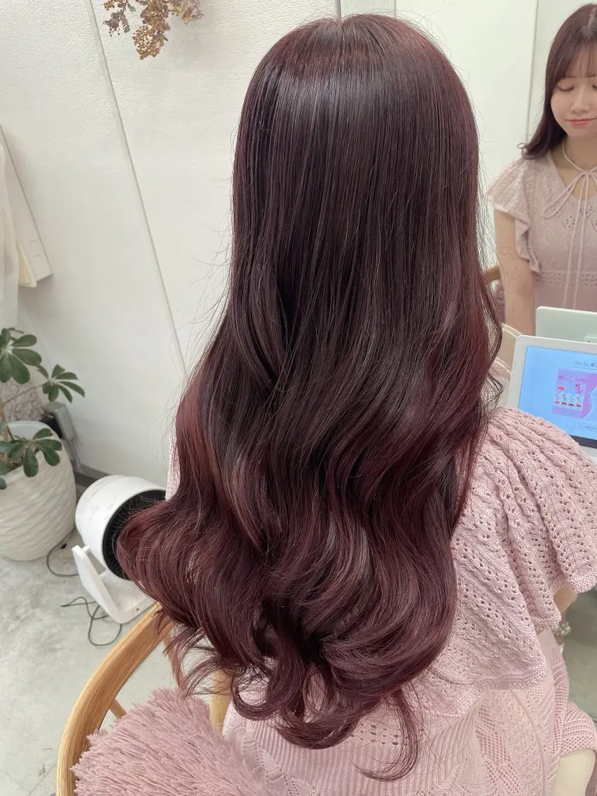 ロング カラー カット ヘアカラー トリートメント 🌷花屋併設🌷 西松さらのマツエク・マツパデザイン