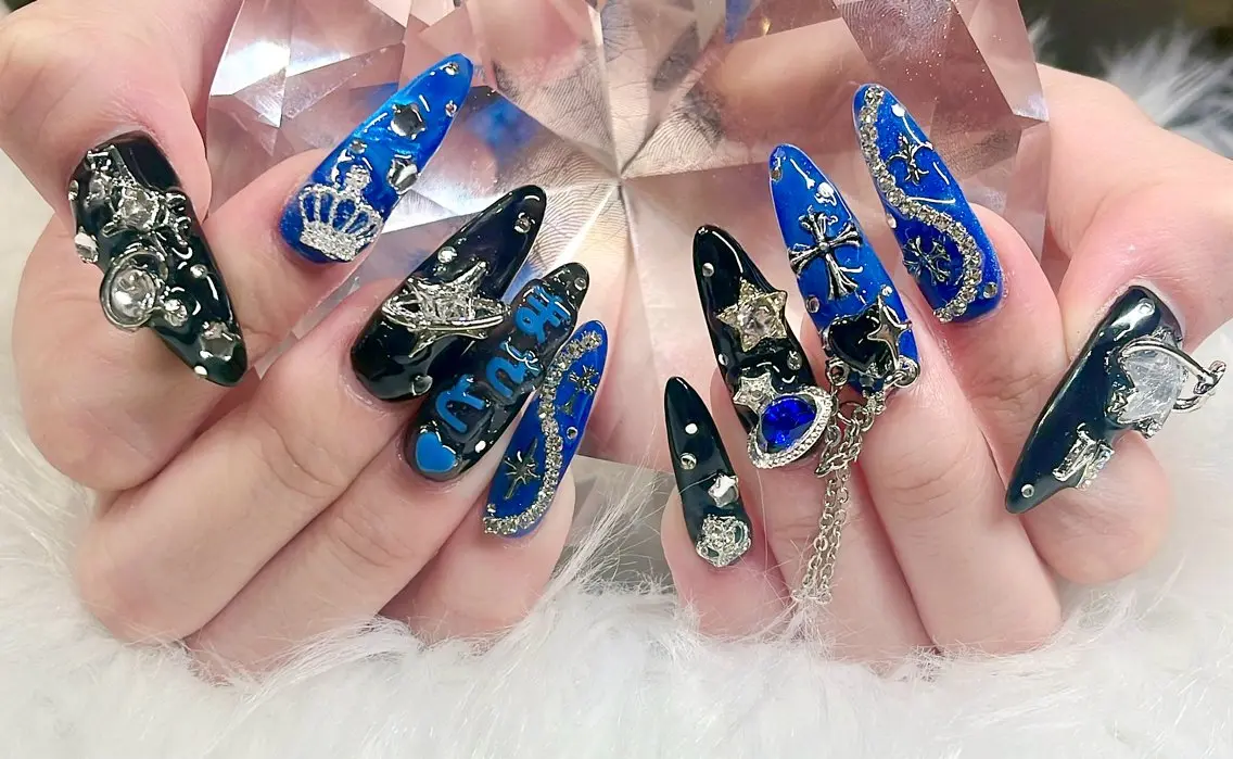 【HAND】チップ長さだし+やり放題 パーツ付け放題¥15000→¥13000の写真