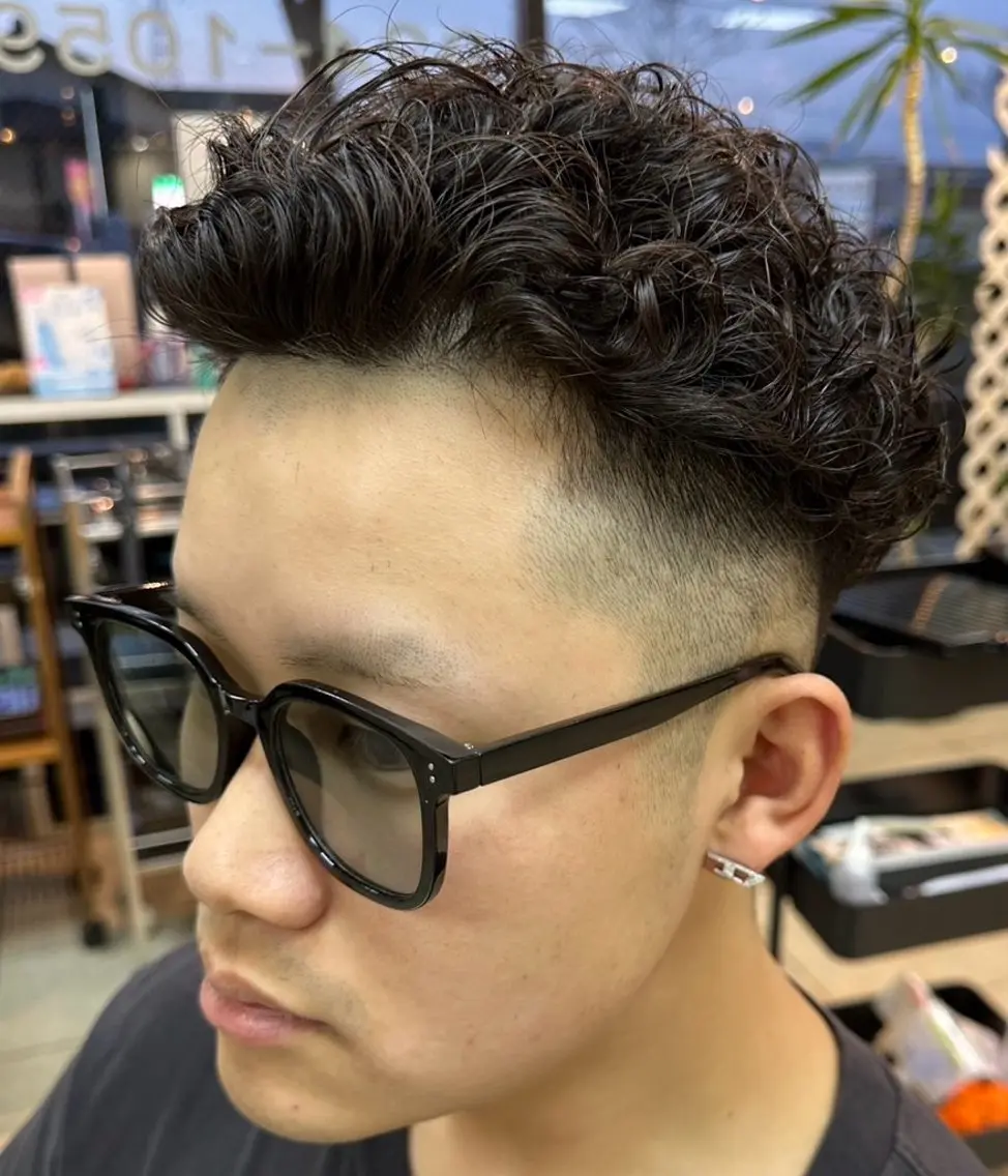 ショート パーマ 熊谷 拓海のヘアスタイル