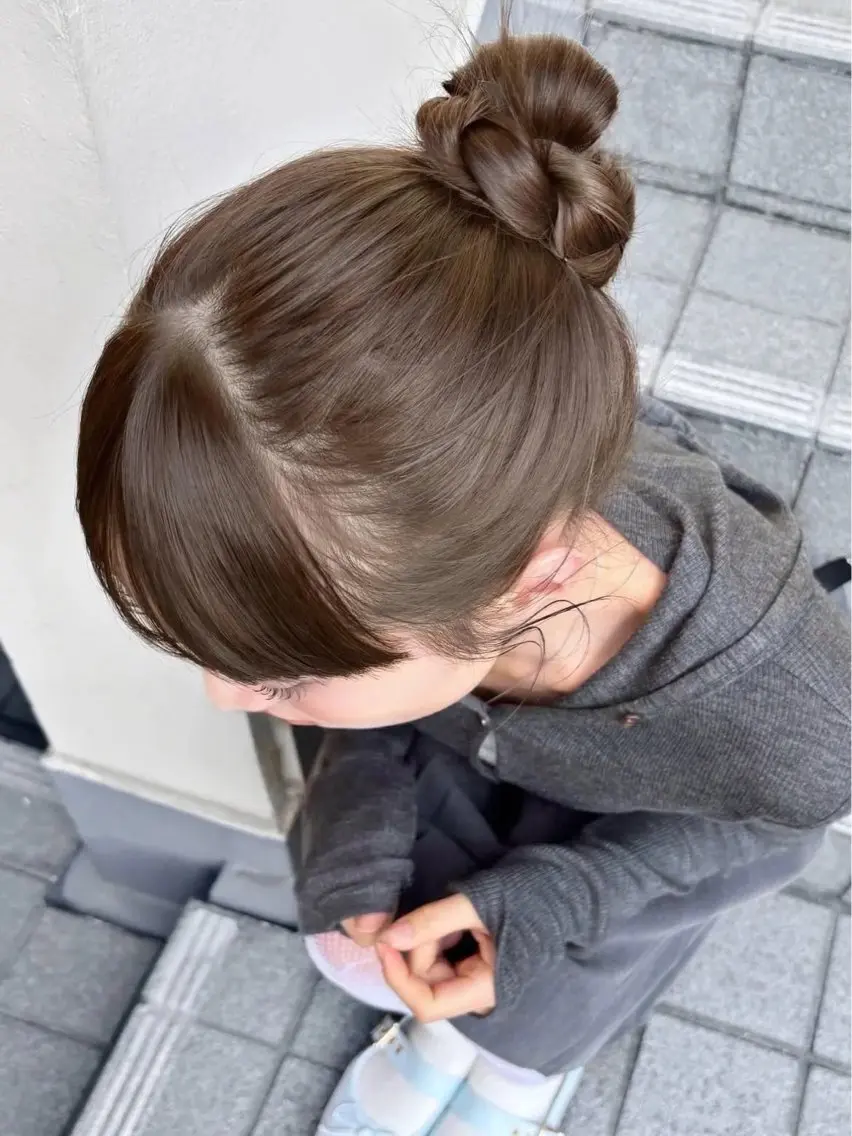 セミロング カラー ベージュカラー ブラウンカラー 透明感カラー マロンブラウン オリーブベージュ ヘアカラー トリートメント 顔周りレイヤーカット /髪質改善/ゆう🤍のヘアスタイル