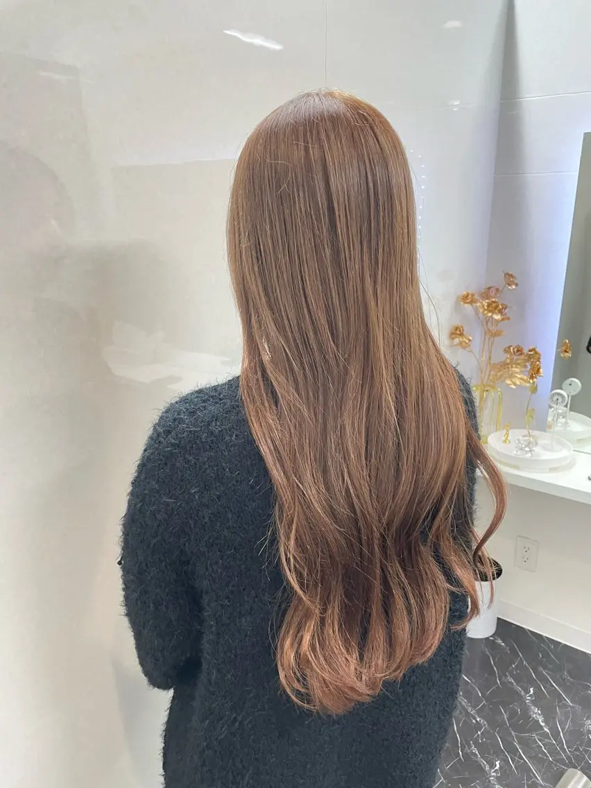 ロング カラー Blue/博多/ 水口莉沙のヘアスタイル