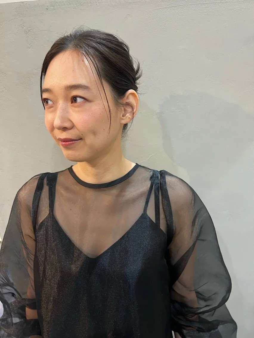メンズ ヘアセット ヘアメイクネイリスト hidemi中目黒のヘアスタイル