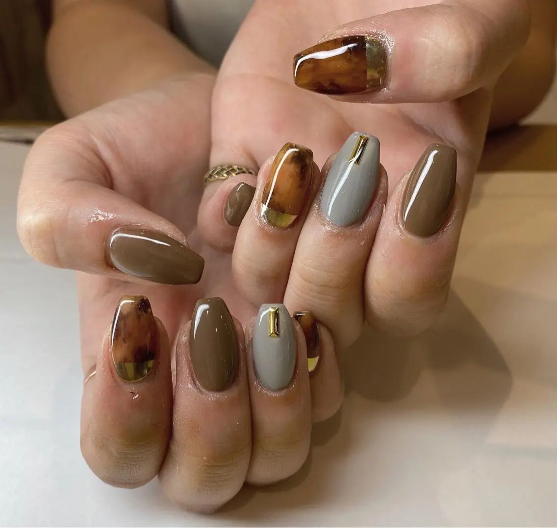 ネイル ハンドネイル 鶴田୨ৎmaison de NALIのネイルデザイン