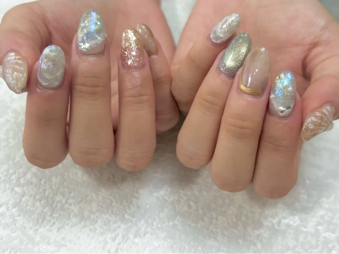 ネイル ハンドネイル yurina ☆のネイルデザイン