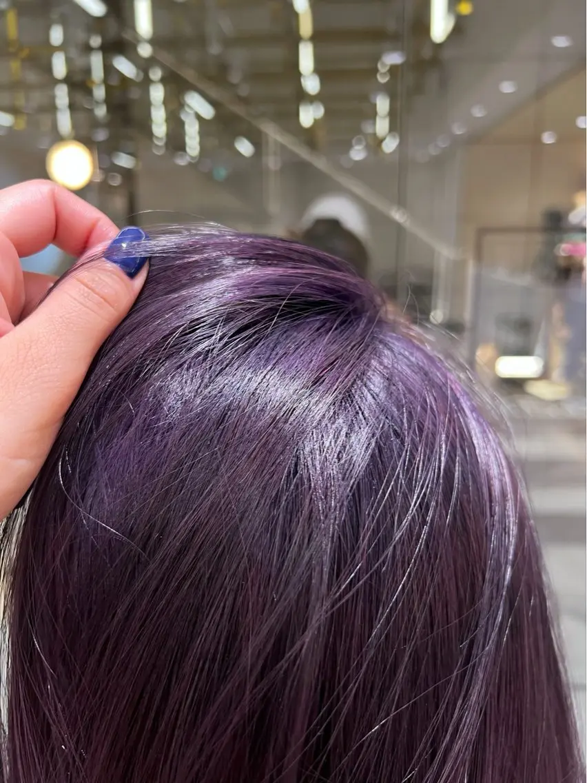 セミロング ヘアカラー トリートメント レディースパーマ 🧺🪽/SHUNOのヘアスタイル