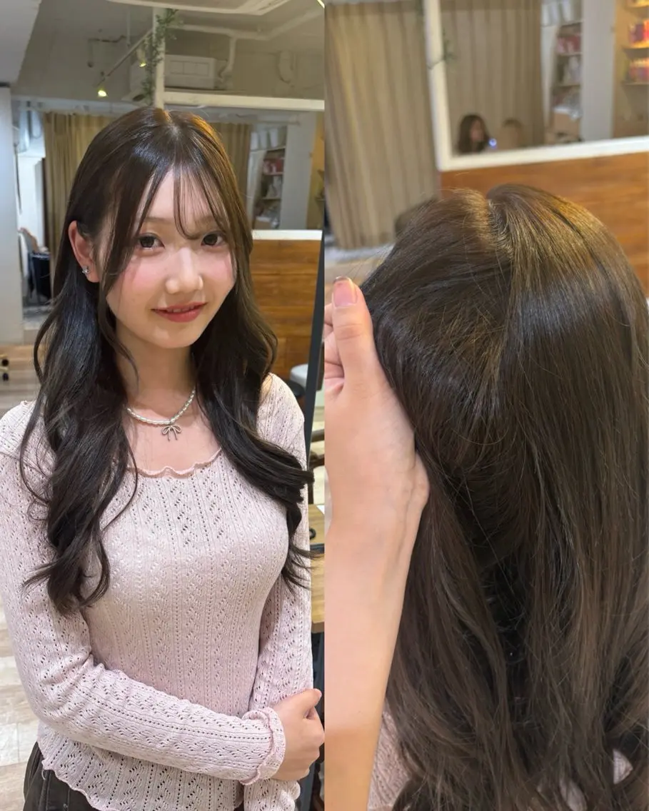 【カラー】ブリーチなしのワンカラー🍁✨️の写真