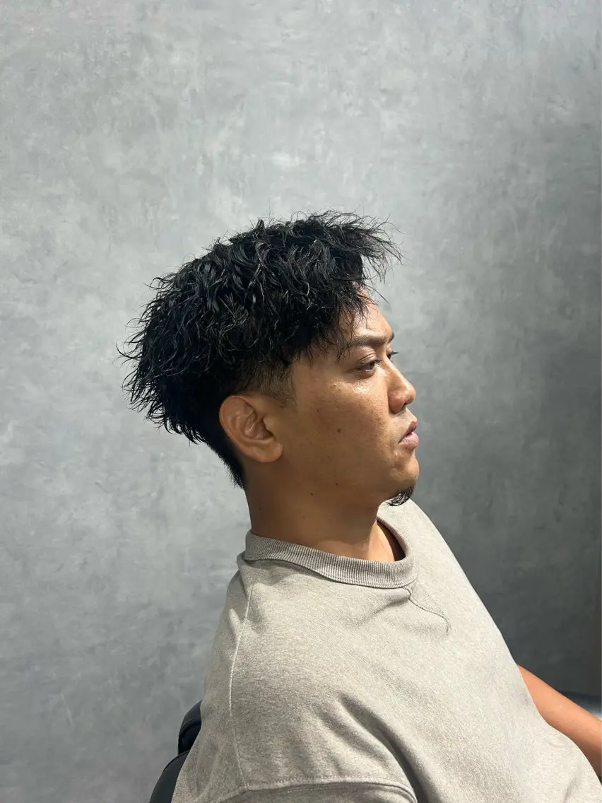 ショート パーマ 経田 偉央のヘアスタイル