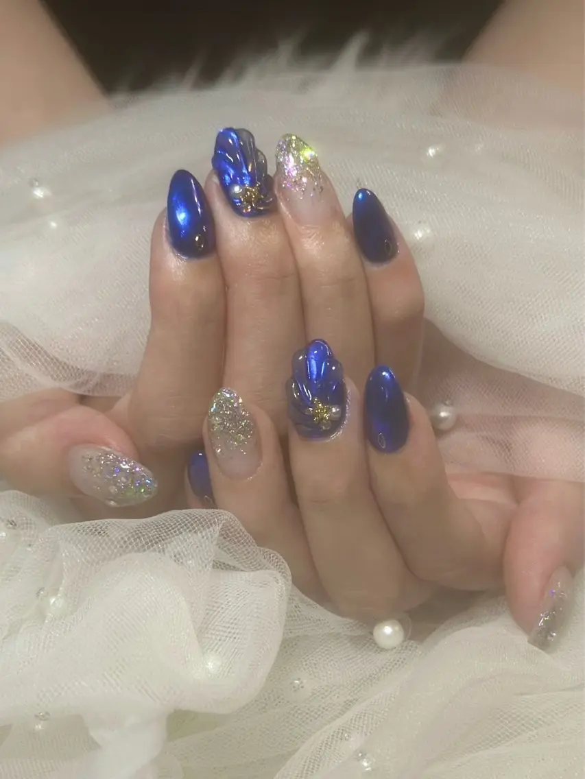 ネイル グリスター 💅のネイルデザイン