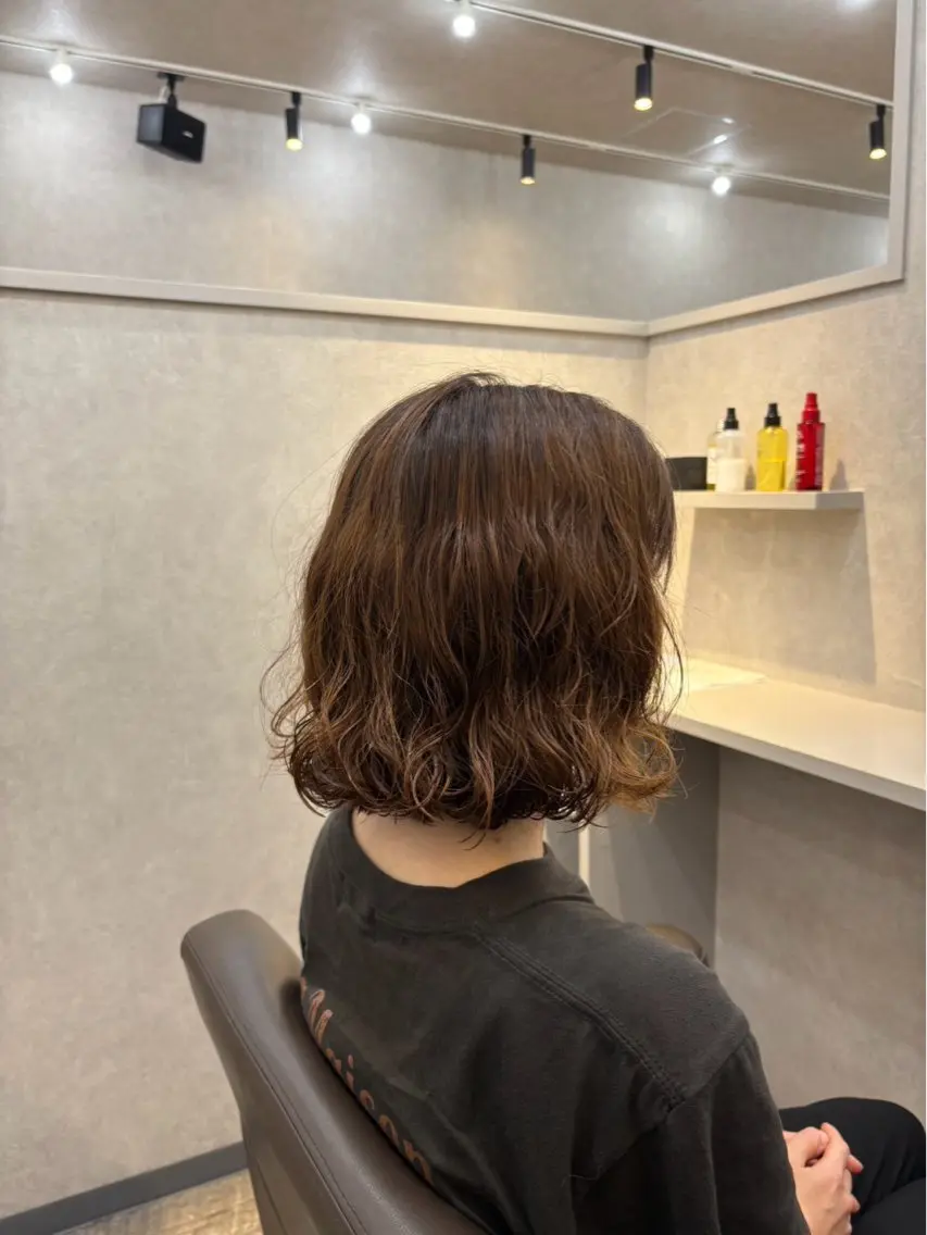 ミディアム 中本 璃空のヘアスタイル