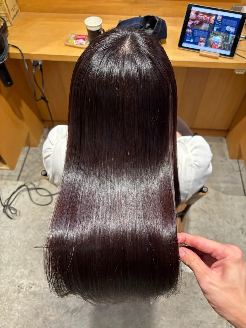 ロング カット ヘアカラー トリートメント 【Amphi Tokyo】宮原のヘアスタイル
