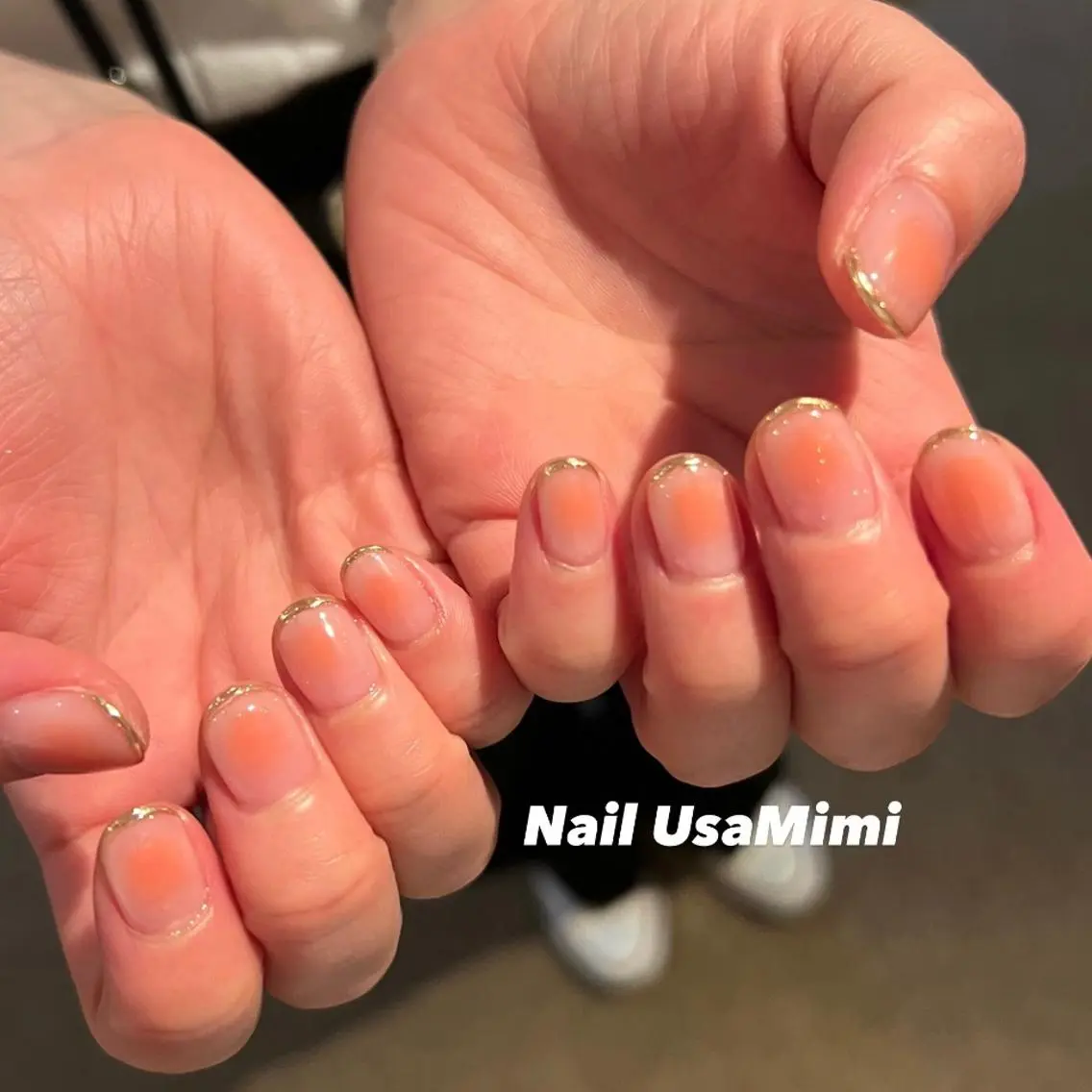 ネイル フットネイル ジェルネイル キラキラネイル マグネットネイル 持ち込み 本町ネイルNail UsaMimiのネイルデザイン