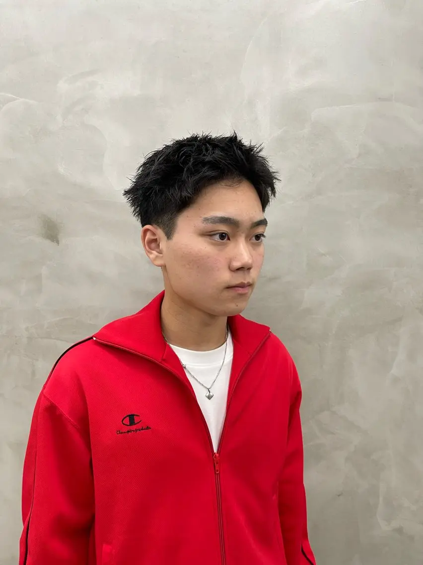 メンズ メンズカット パーマ[佐橋]のヘアスタイル