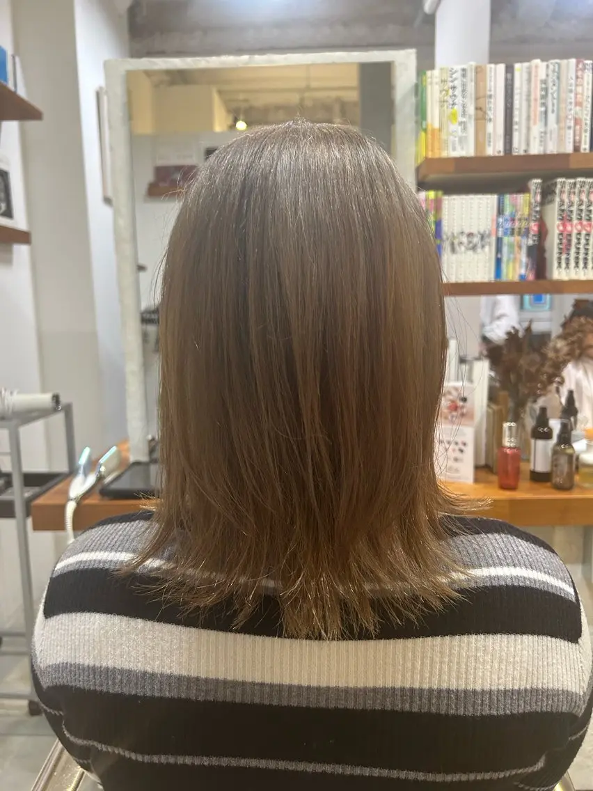 セミロング カラー 櫻井園子🌸 久屋大通/高岳のヘアスタイル