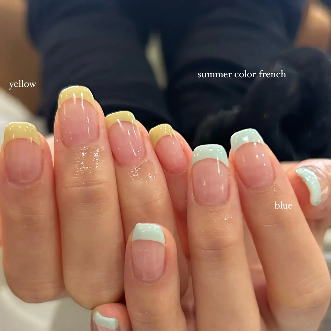 ネイル フレンチネイル ハンドネイル scré as Ételのネイルデザイン