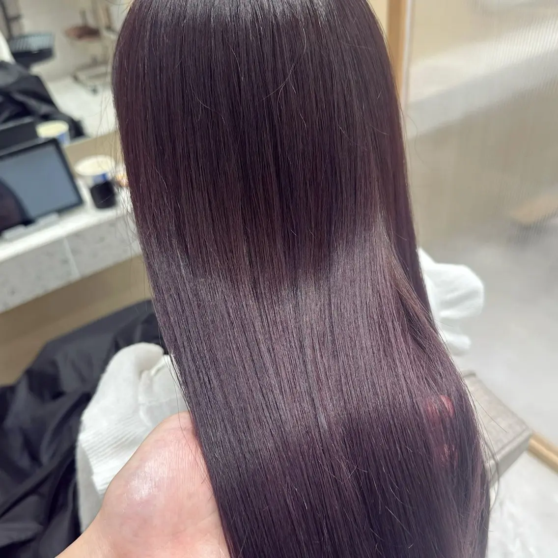 💠SNSで話題の艶髪に💠髪質改善トリートメント+オーガニック艶カラーの写真