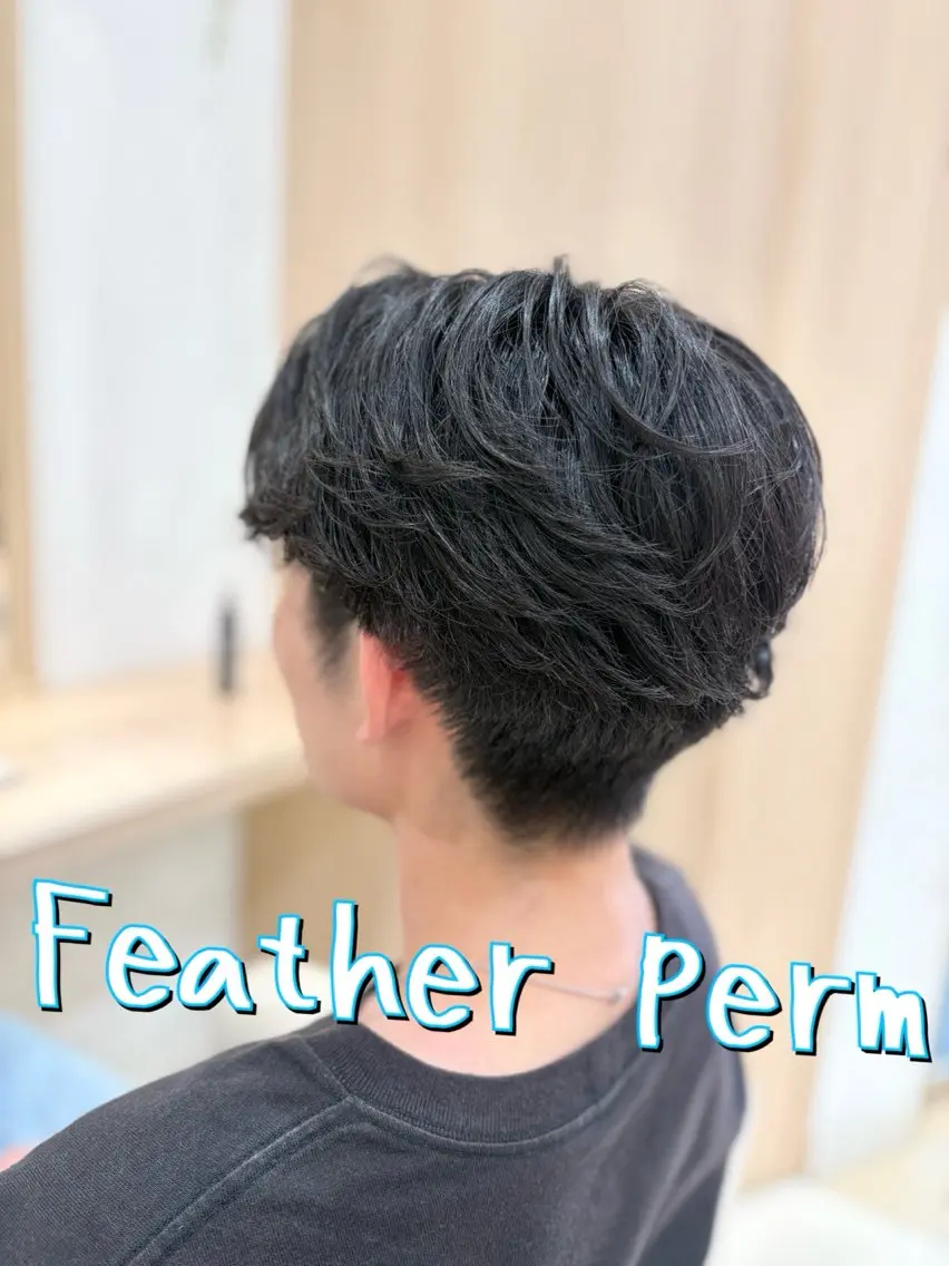 パーマ メンズ カット パーマ 片野 友椰のヘアスタイル