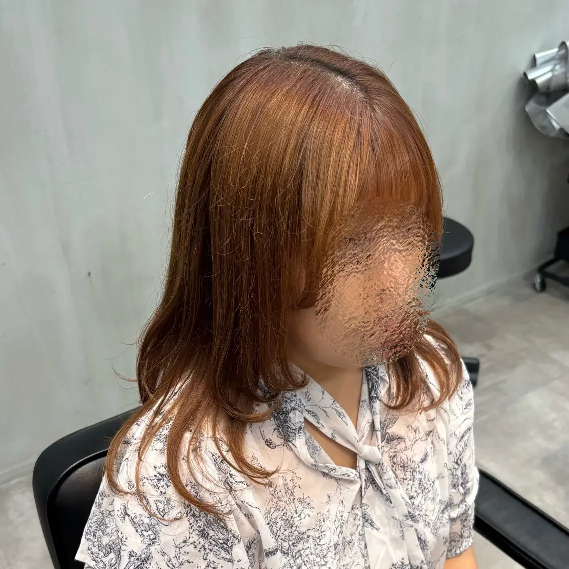 ミディアム レイヤーカット 片平 帆香のヘアスタイル