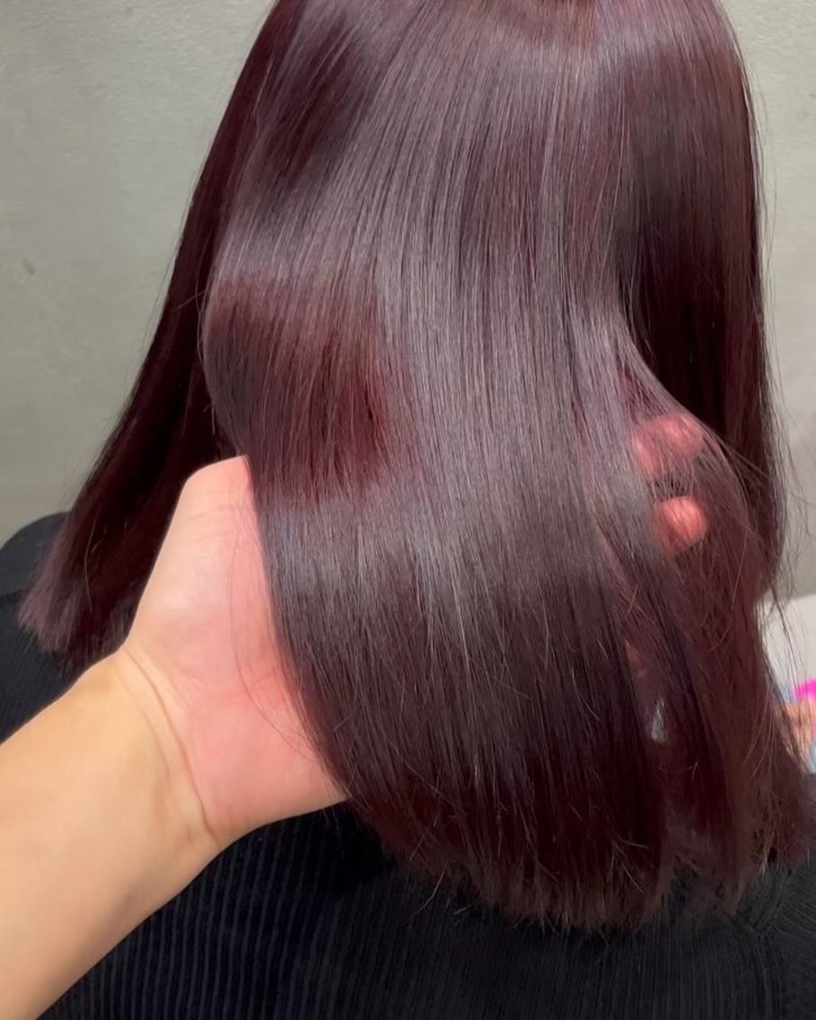 ブリーチなしダブルカラー＋トリートメントの写真