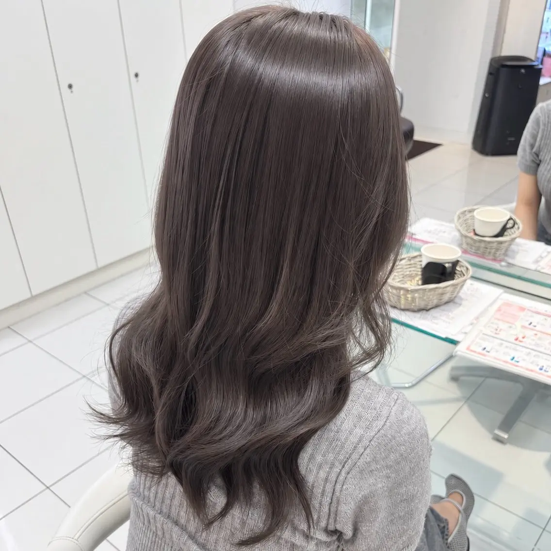 セミロング ヘアカラー トリートメント カラーモデル募集 🎀MOMO🎀のヘアスタイル