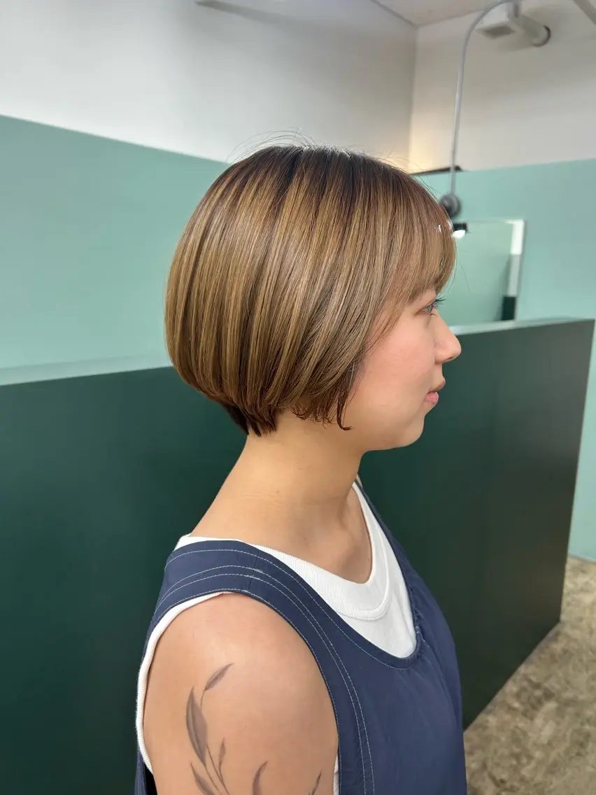 ショート ボブ ショートヘア isshiki reikaのヘアスタイル