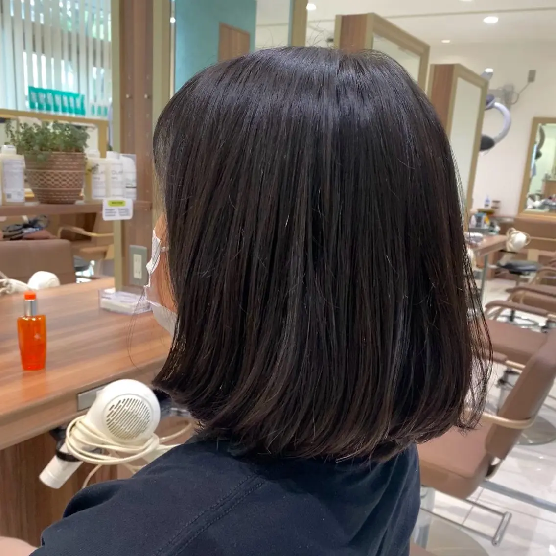 ミディアム 顔周りカット レイヤーカット カット 🎀暖色color/ トップスタイリストのヘアスタイル