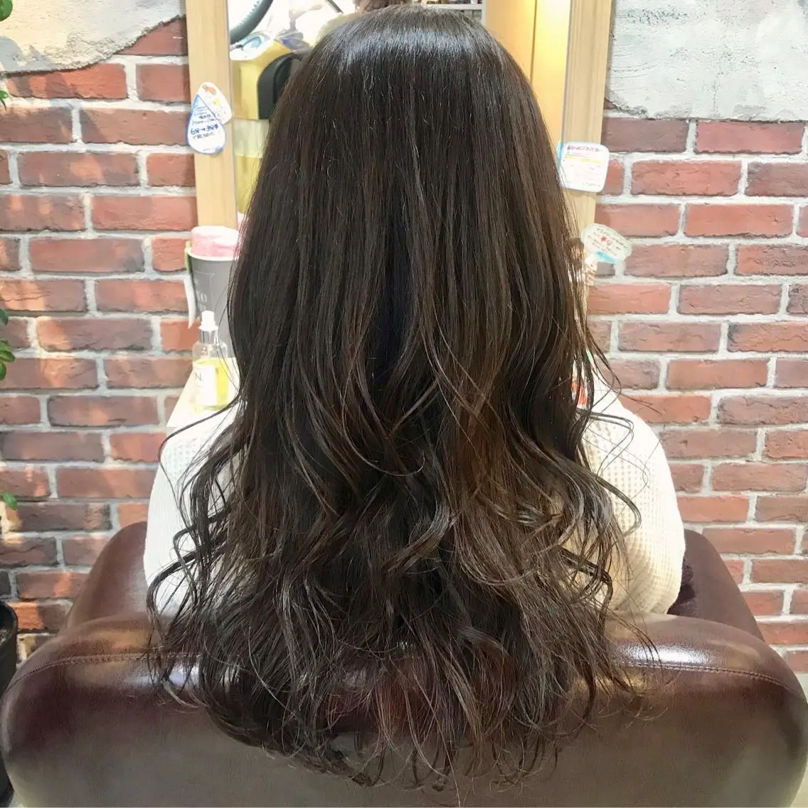 ロング カラー カット ヘアカラー トリートメント レイヤーカット/ 根本瑠実のヘアスタイル