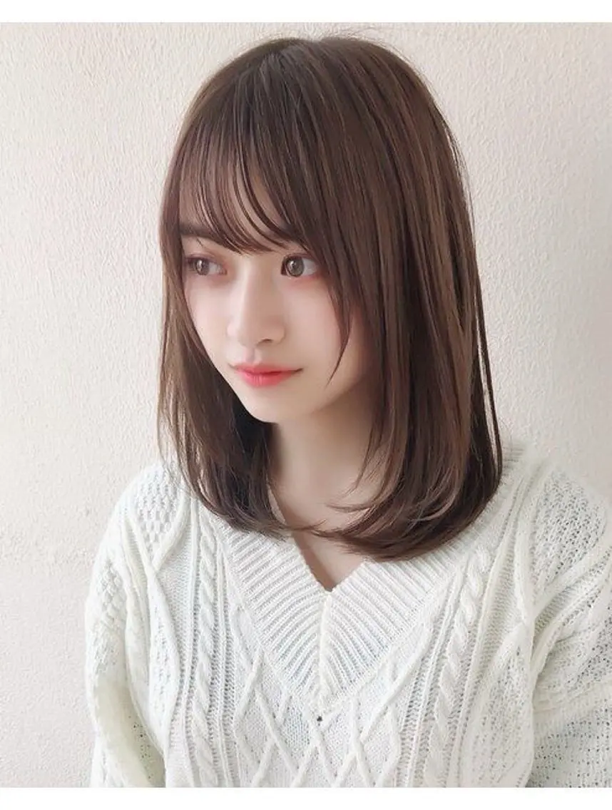 ミディアム ミディアムカット募集 COA✨中内慶のヘアスタイル