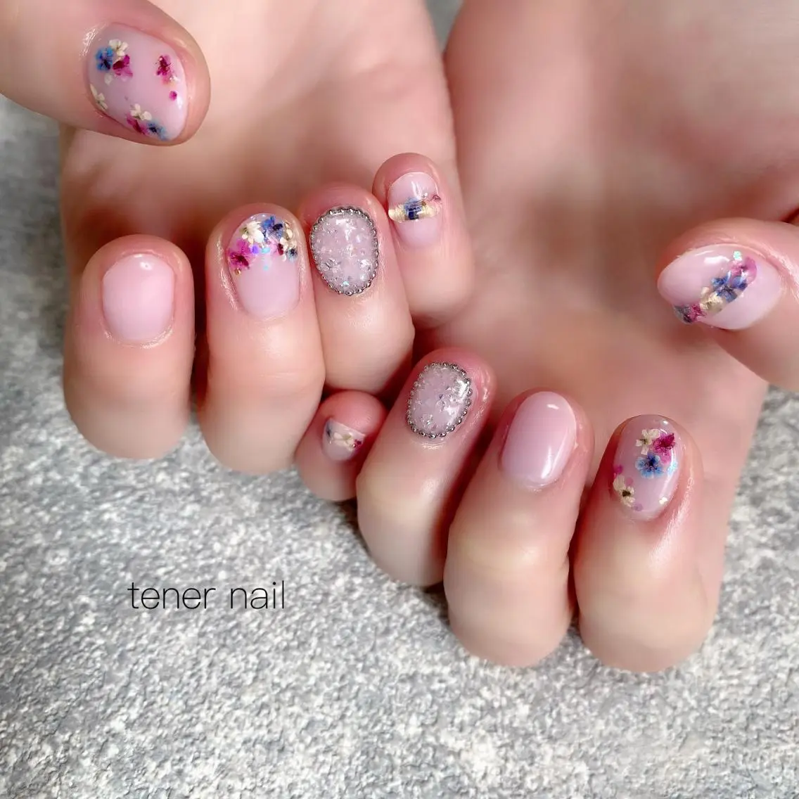 ネイル フラワーネイル テネルネイル tener nailのネイルデザイン