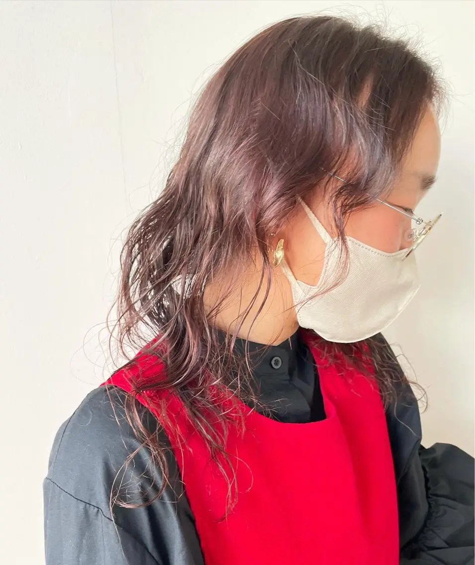 パーマ 大賀 チサトのヘアスタイル