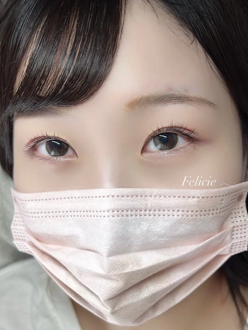 マツエク・マツパ 一重×まつ毛パーマ Felicie＊ Sayakaのマツエク・マツパデザイン