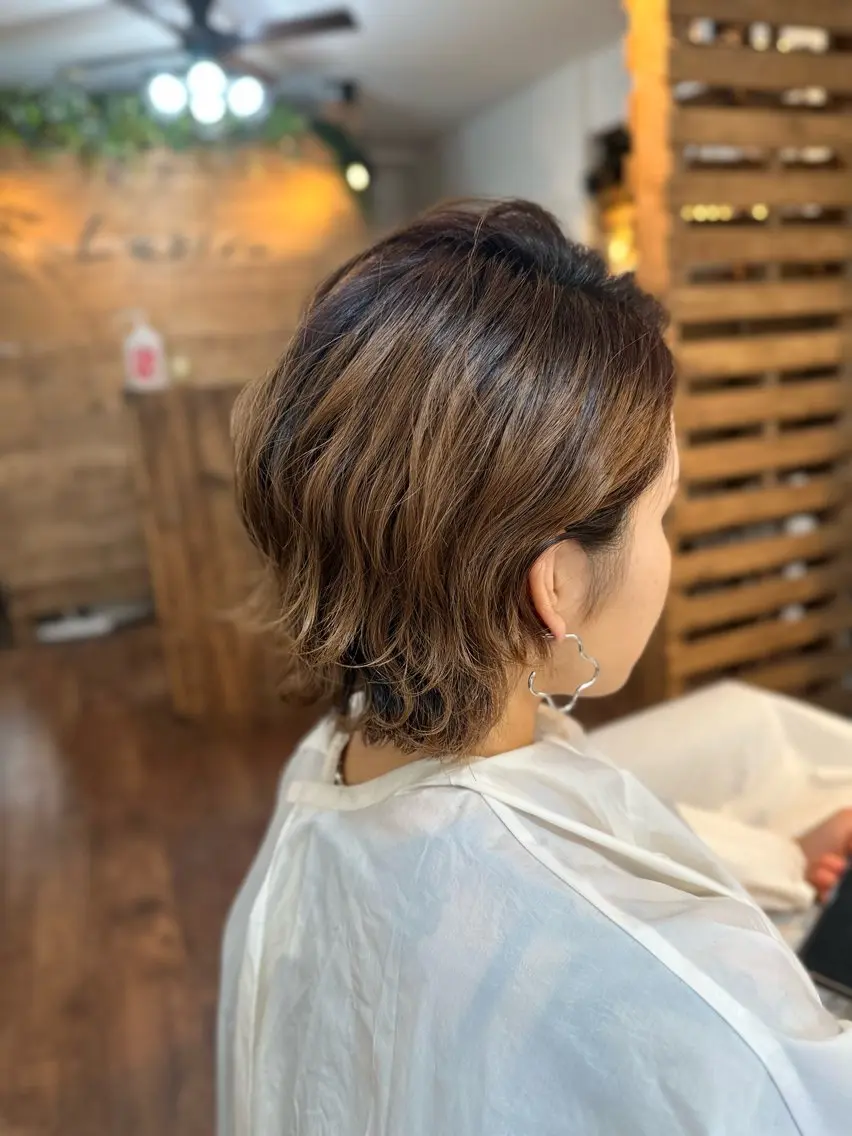 ショート ヘアアレンジ ヘアセット Luzir⭐︎ GEN⭐︎のヘアスタイル
